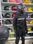 Honda All-Weather Motorcycle Riding Suit with Helmet - 1