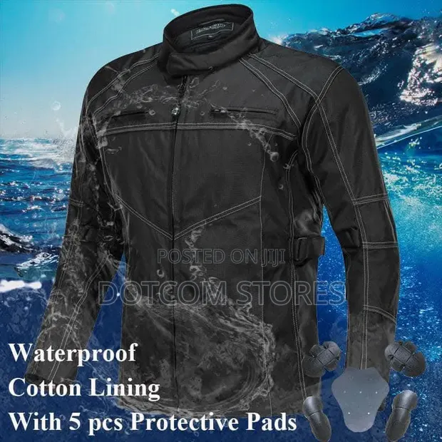 American Safety Black Textile Motorcycle Jacket - 1