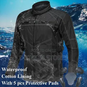 American Safety Black Textile Motorcycle Jacket