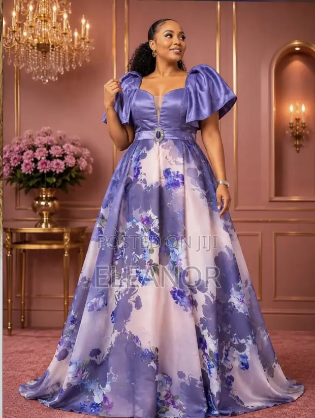 Ladies Multicolor Party Dress - 1