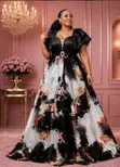 Ladies Multicolor Party Dress - 2