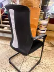 Executive Visitors Chair - Black & White - 2