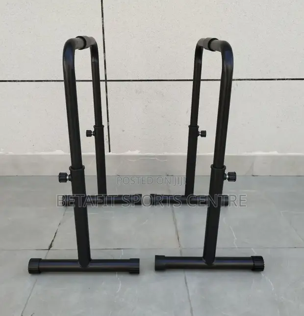 Freestanding Adjustable Dip Bars - 1
