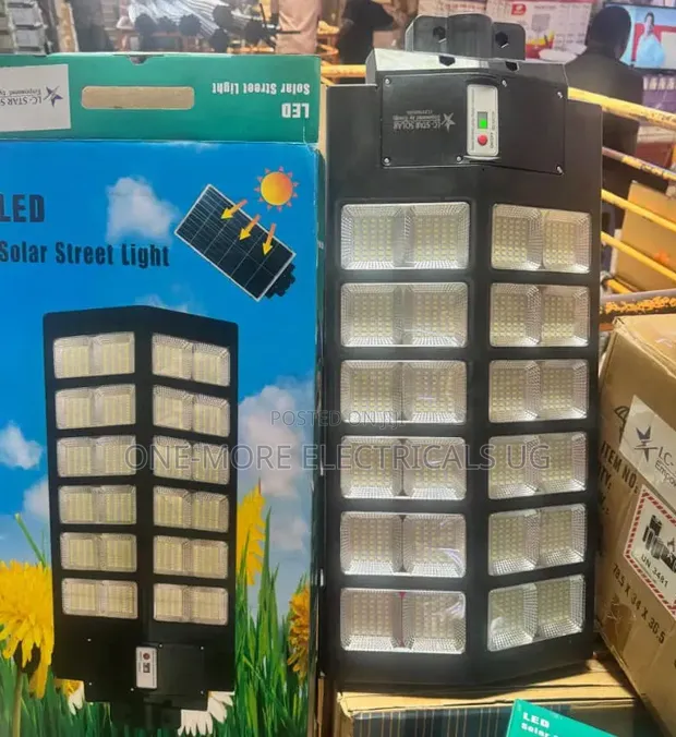 3000W Solar Street Light with Motion Sensor - 1