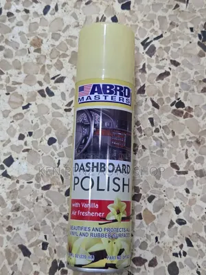 Abro Dashboard Polish and Cleaner (Vanilla Scent)