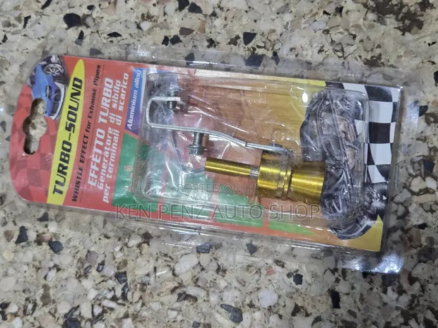 Gold Coloured Turbo Sound Whistle - 1