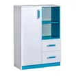 Blue Wood-Mode Baby Wardrobe - 2