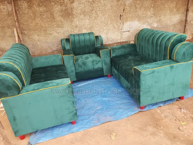 5 Seater Sofa Set - Pure Green - 1
