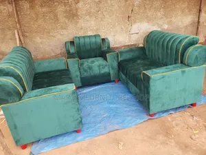 5 Seater Sofa Set - Pure Green