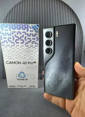 New Tecno Camon 40 Pro 5G 256GB Black