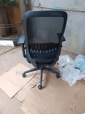 Short Back Mesh Office Chair with Adjustable Arms