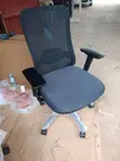 Short Back Mesh Office Chair with Adjustable Arms - 2