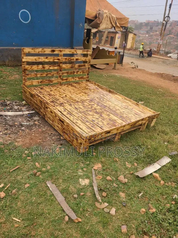 5x6 Pallet Bed with 2 Drawers - 1