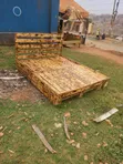 5x6 Pallet Bed with 2 Drawers - 1