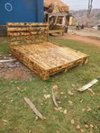 5x6 Pallet Bed with 2 Drawers - 2