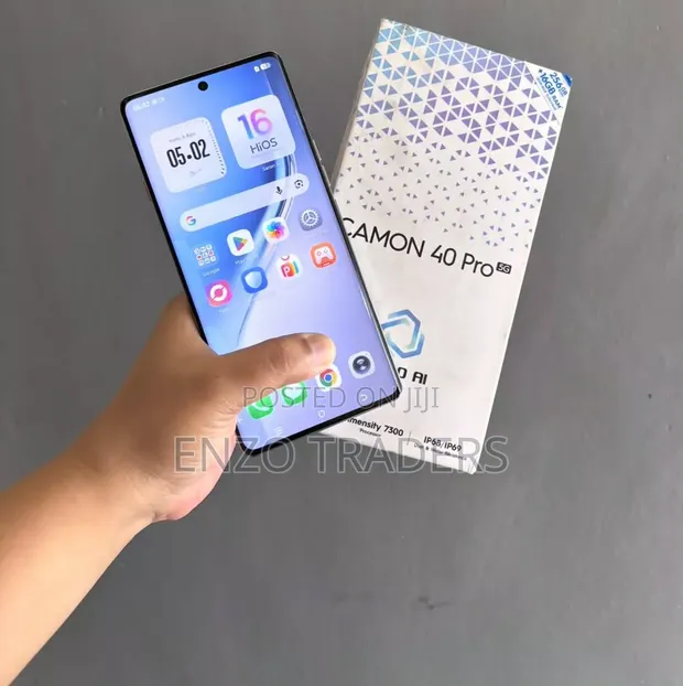 New Tecno Camon 40 Pro 5G 256GB Blue - 1