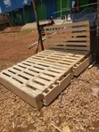 Clear Pallet 5x6 Bed Frame with Drawers - 1