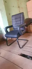 Brand New Leather Visitors Chair - 1