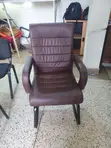 Brand New Leather Visitors Chair - 2