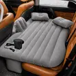 Premium Inflatable Car Air Mattress Travel Bed - Gray - 2