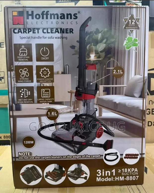 Hoffmans Electronics 3-in-1 Carpet Cleaner (HM-8807) - 1