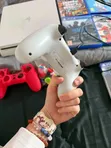 White PS4 Slim Console with 2 Controllers - 5