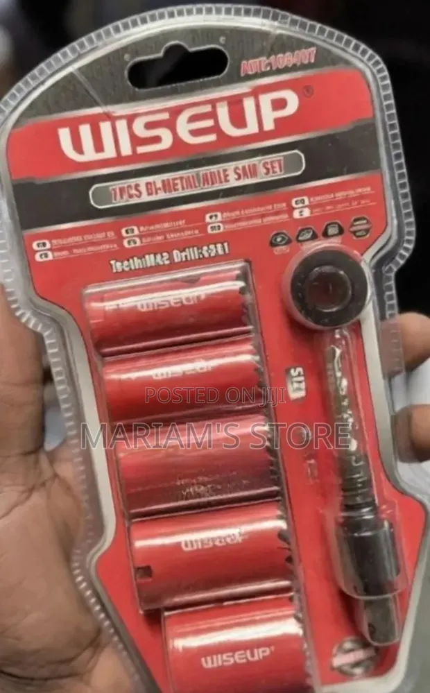 Wiseup 7-Piece Bi-Metal Hole Saw Set - 1