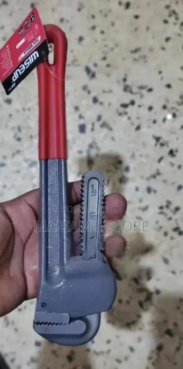 Wiseup 12-Inch Heavy-Duty Pipe Wrench - 1