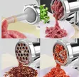 Aluminum Hand Operated Crank Meat Grinder - 2