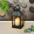 Vintage LED Lantern Light with Flickering Candle - 2