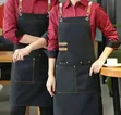 2-Piece Durable Working Aprons - Stylish Protective Kitchen - 1