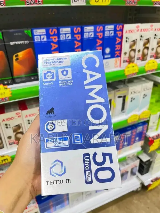 New Tecno Camon 50 Ultra 256GB Black - 1