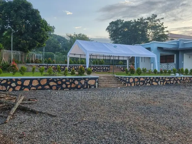 100 Seater PVC Tent with Strong Frame - 1
