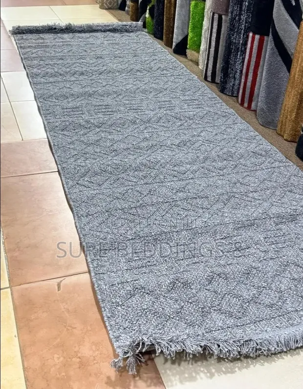 4 Meters Grey Corridor Runners - 1