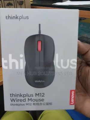 Lenovo Thinkplus M12 Wired Optical Mouse