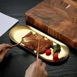 3-Piece Stainless Steel Serving Trays - 5