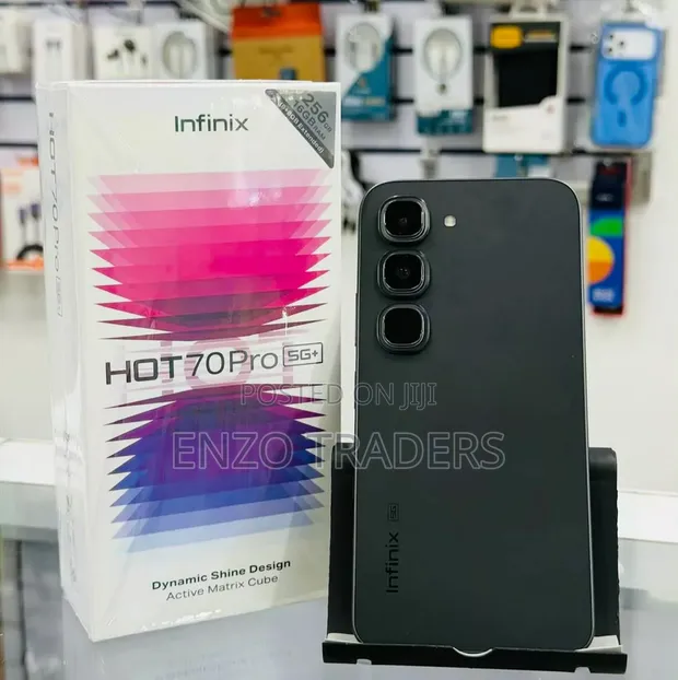 New Infinix Hot 70 Pro 5G+ 256GB Black - 1