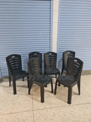 Portable Armless Plastic Chairs (1pc)