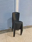 1pc Portable Plastic Chairs - Brand New - 2