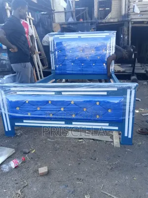 5x6 Blue Bed Frame