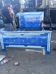 5x6 Blue Bed Frame - 1