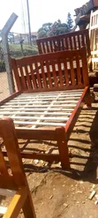 5x6 Simple Classic Wooden Bed Frame - 2