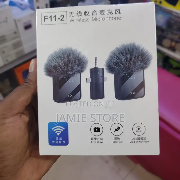 F11-2 3-in-1 Wireless Lavalier Microphone System - 1