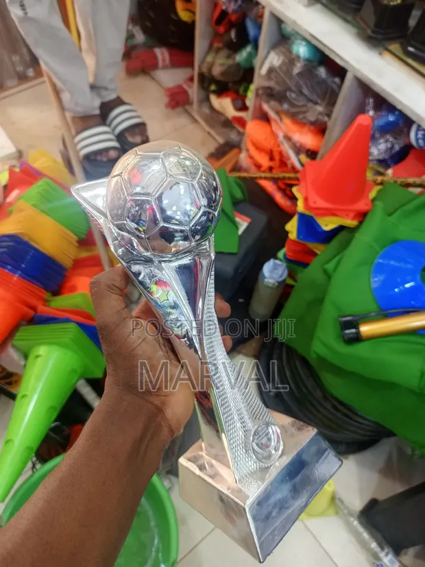 Silver Football Trophy - 1