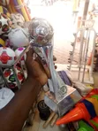 Silver Football Trophy - 3