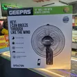 Geepas 16-Inch Wall Fan with Remote - 1