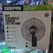 Geepas 16-Inch Wall Fan with Remote - 2