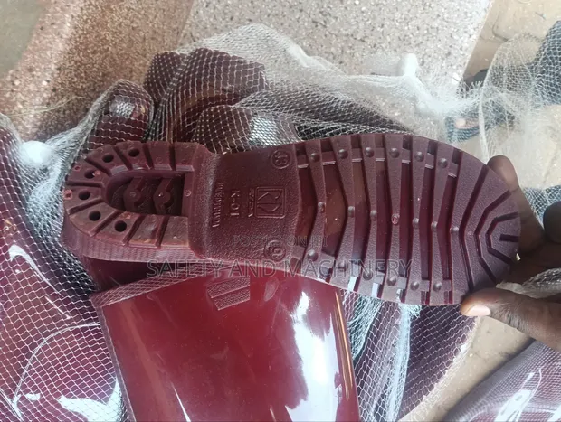 Brown Safety Gumboots - 1