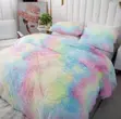 6pcs Fluffy Bedcover Set - 1