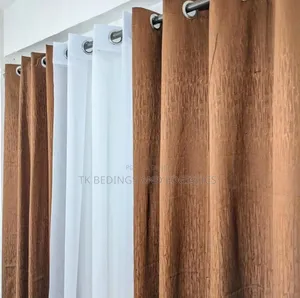 3 Piece Plain Curtains